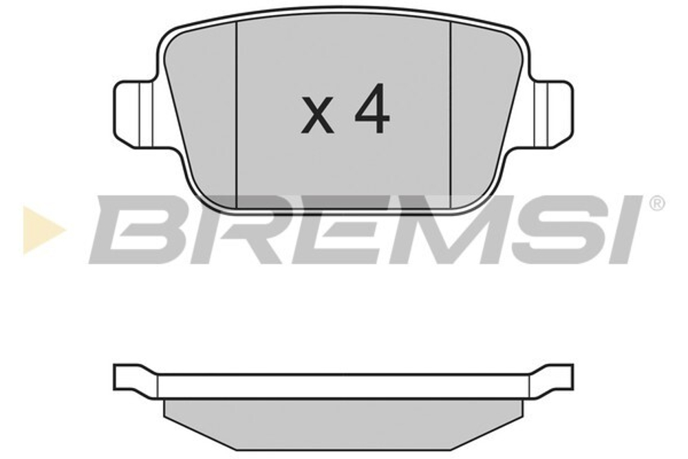 BREMSI - BP3300-BMS - Brake Pad Set, disc brake