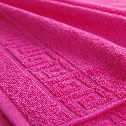 Полотенце махровое "П37. МАЛИНА", 100% хлопок, Туркмения.