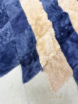 Меховой Коврик прикроватный накидка на кресло из овчины