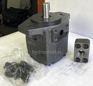 PV2R1-8RBU - Пластинчатый нерегулируемый насос с рабочим объемом 8,5 см3, взаимозаменяем с насосом НПл 8/16