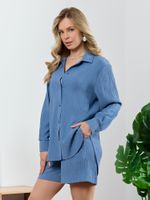 Рубашка Сиеста-5 Виотекс ИНДИГО