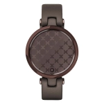 Смарт-часы Garmin Lily темно-бронзовый безель, корпус цвета Paloma и итальянский кожаный ремешок 010-02384-B0