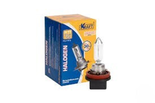 Автолампа 12V H11 55W Kraft +30%