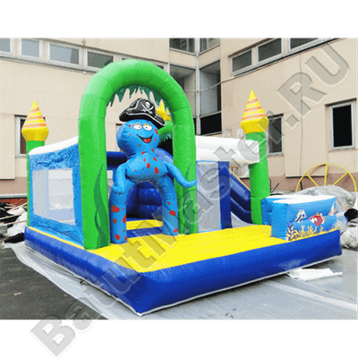 Коммерческий надувной батут "Осьминог"