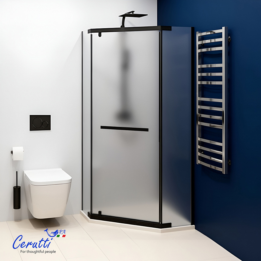 Душевое ограждение Ceruttispa ЧИКА (CHIKA) ZP101BF (100x100x195)