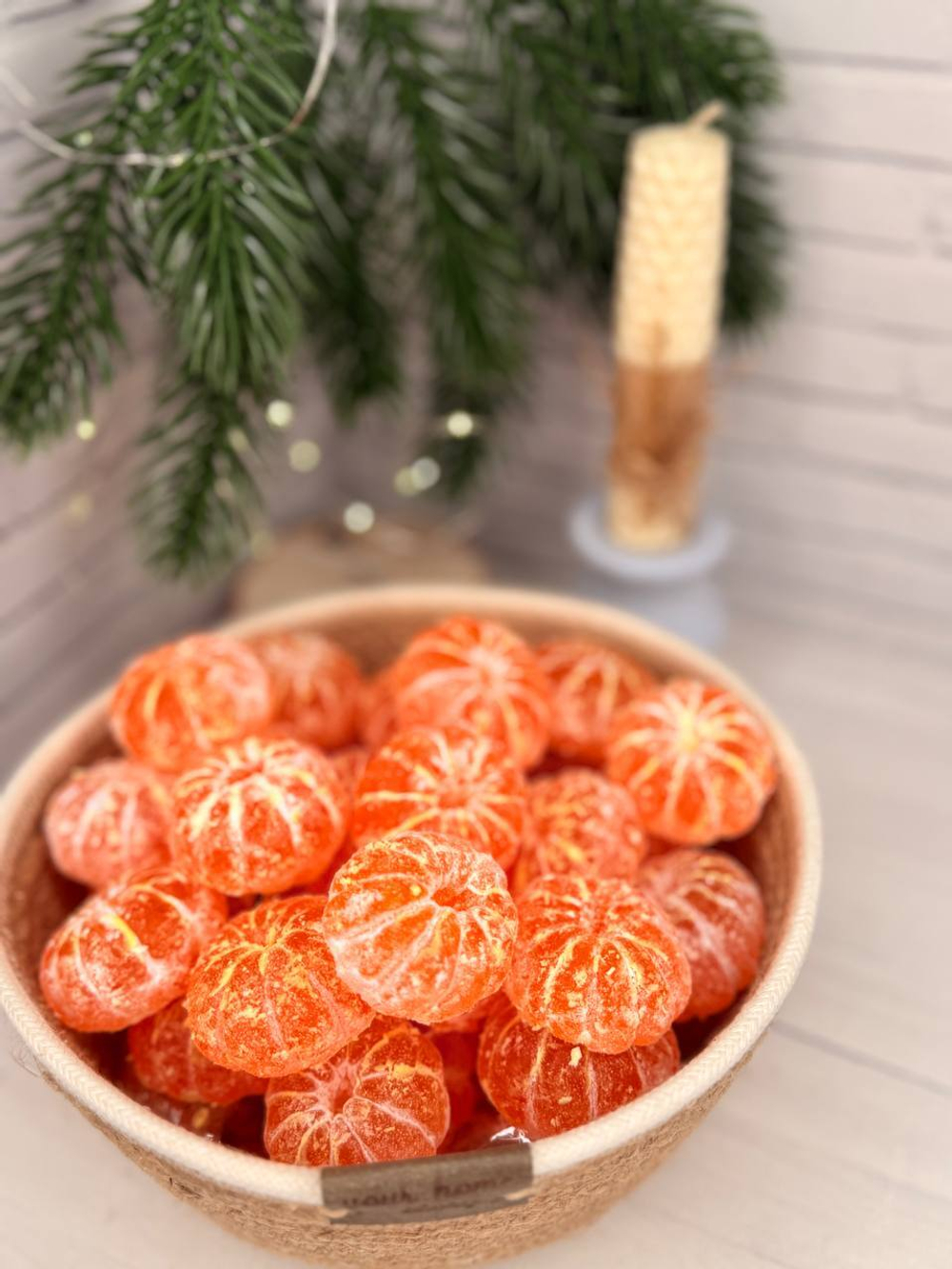 мандарины из мыла