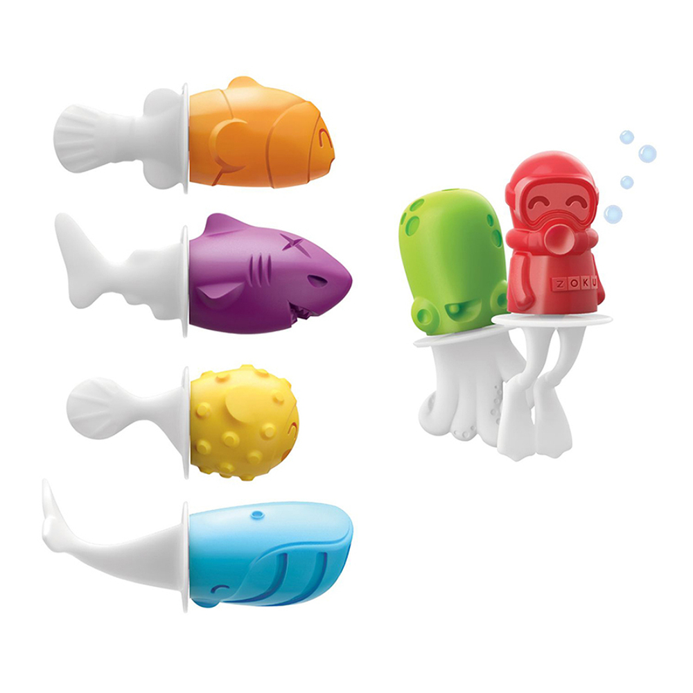 Форма для мороженого Fish 6 шт. Zoku