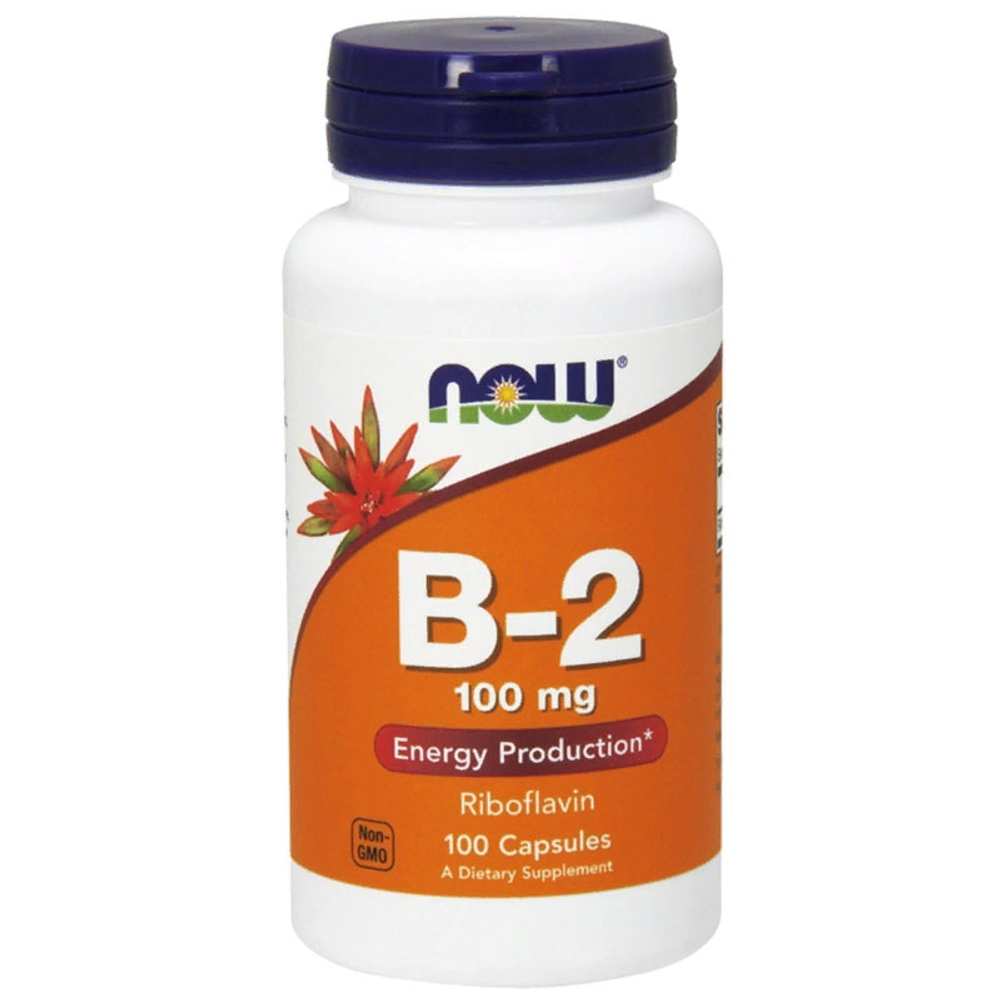NOW Vitamin B-2 100 мг. (100 капс.)