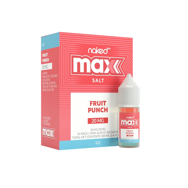 Купить Жидкость Naked Max Salt - Ice Fruit Punch 10 мл