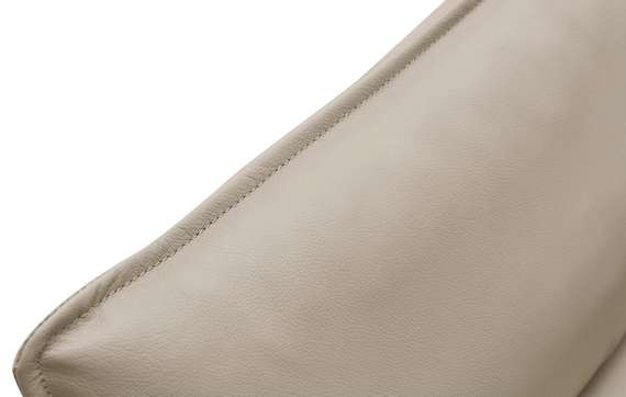 Кресло Dako, натуральная кожа, бежевый, коричневый