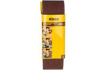 Лента шлифовальная БИБЕР  для ЛШМ, Р80, 75х533мм., 3шт.70343