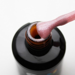 Bloom Strong base 06 - База жесткая грязно-розовая с шиммером, 15 м