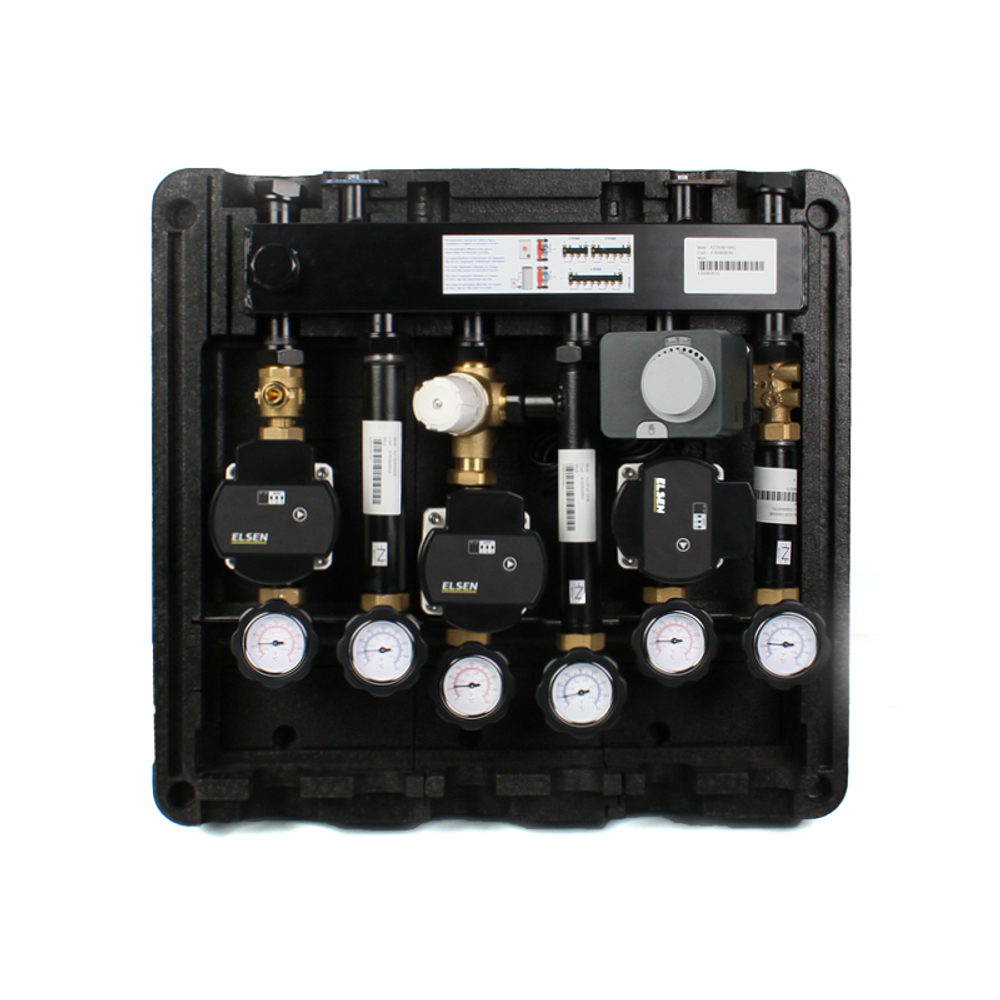 Коллектор с гидравлической стрелкой ELSEN SMARTBOX 2.0 на 2 контура, DN 20