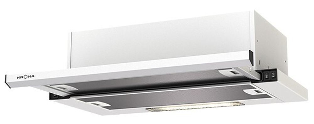 Вытяжка  Krona &quot;KAMILLA&quot; slim 600 white (2 мотора)