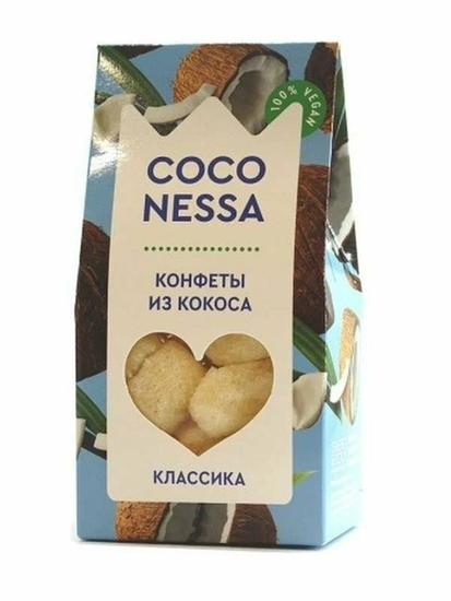 Конфеты кокосовые "Оригинал", Coconessa, 90г