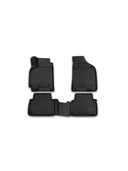 Коврики в салон для DAEWOO Gentra, 2013- 4 шт. (полиуретан) CARDAE10001