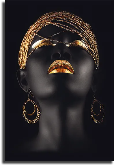 Постер "Девушка в золоте"