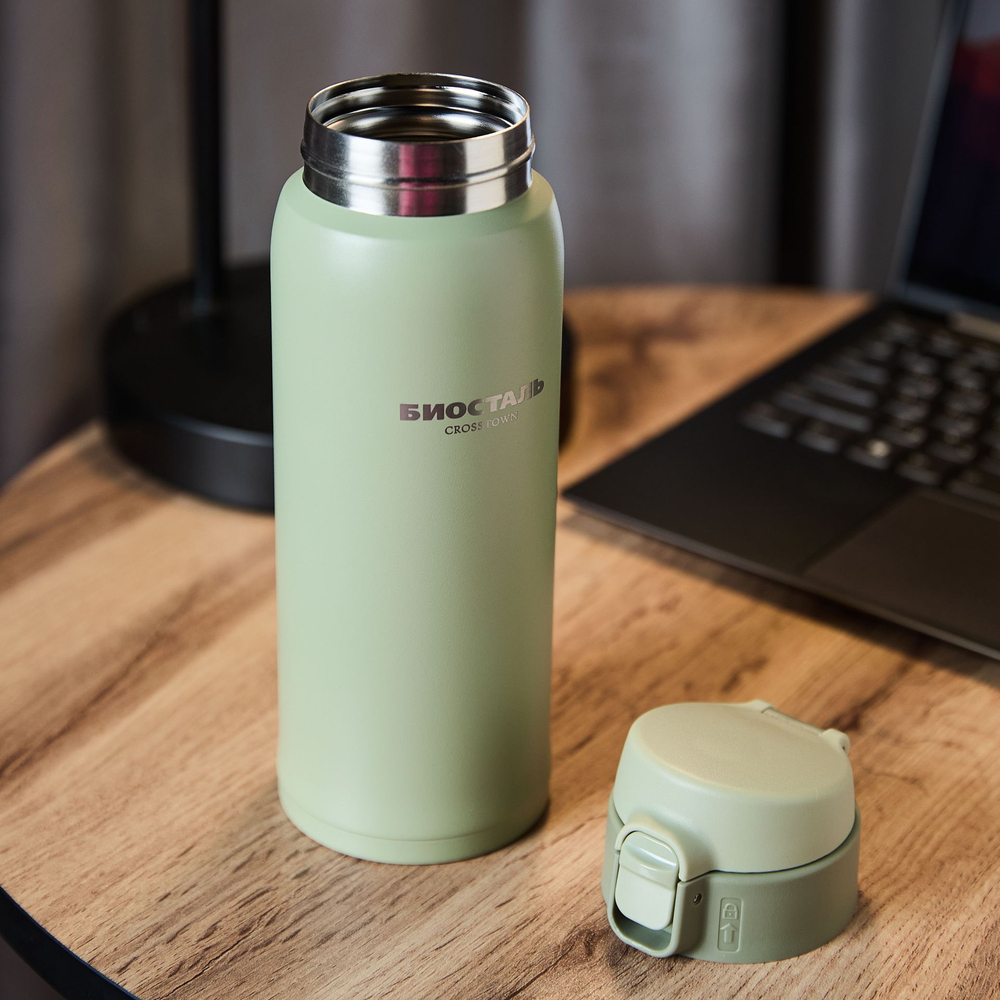 Термокружка Biostal Crosstown (0,48 литра), шалфей