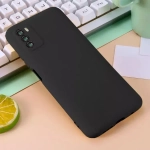 Накладка Xiaomi Poco М3 силикон матовый Black Zibelino