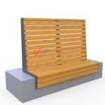 Настил на основание Noma Wall со спинкой