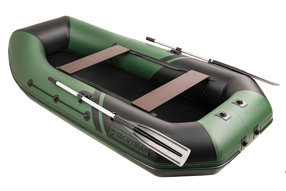 YACHTMAN-280 (Яхтман) зеленый-черный (лодка ПВХ с усилением)