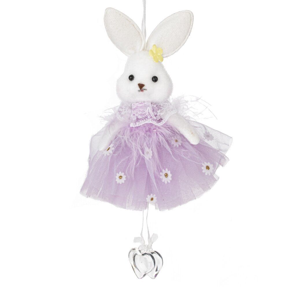 GAEM Изделие декоративное подвесное "Зайка" (блок 12шт), L4 W3 H11 см, 2в.