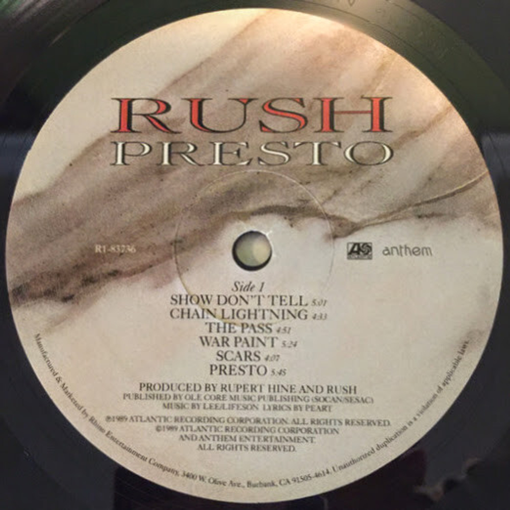 Rush / Presto (LP)