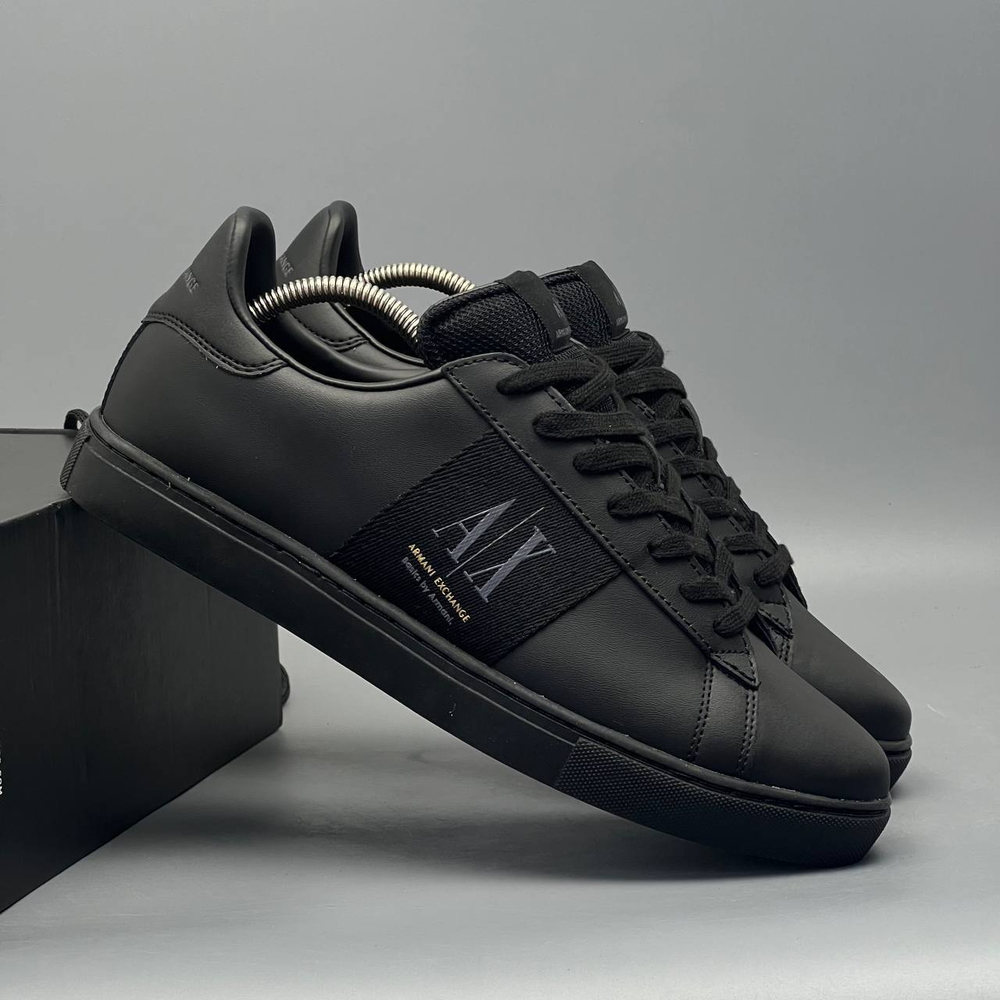 Обувь Armani Exhange #312 (черн.)