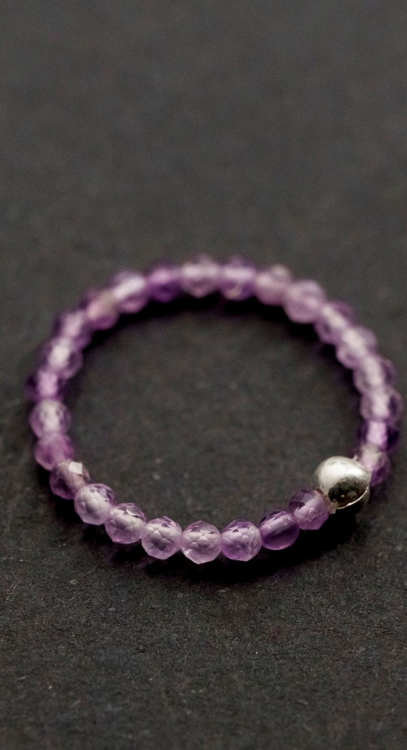 Кольцо "Memo about Mind&Soul" из аметиста