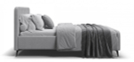 Кровать BOSS SKANDY new 160*200 велюр MONOLIT сталь