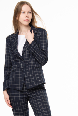 Жакет женский 4547зпа, клетка #406Ки044547зпа