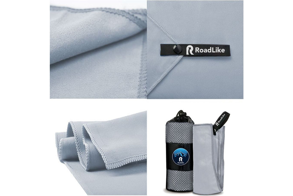 Полотенце спортивное охлаждающее RoadLike Camp 70*140 см серый