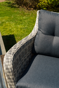 2-х местный диван из искусственного ротанга ВЕНЕЦИЯ (цвет: серый)