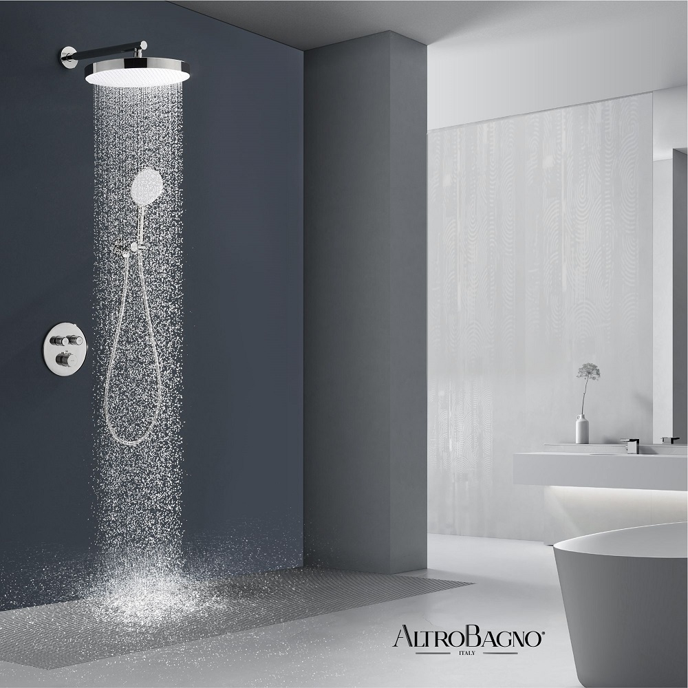 Душевая система с термостатом AltroBagno Bilancia 040415 Ni