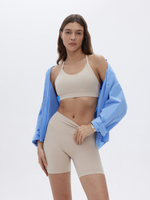 Велосипедки Bella Mini Shorts in Beige