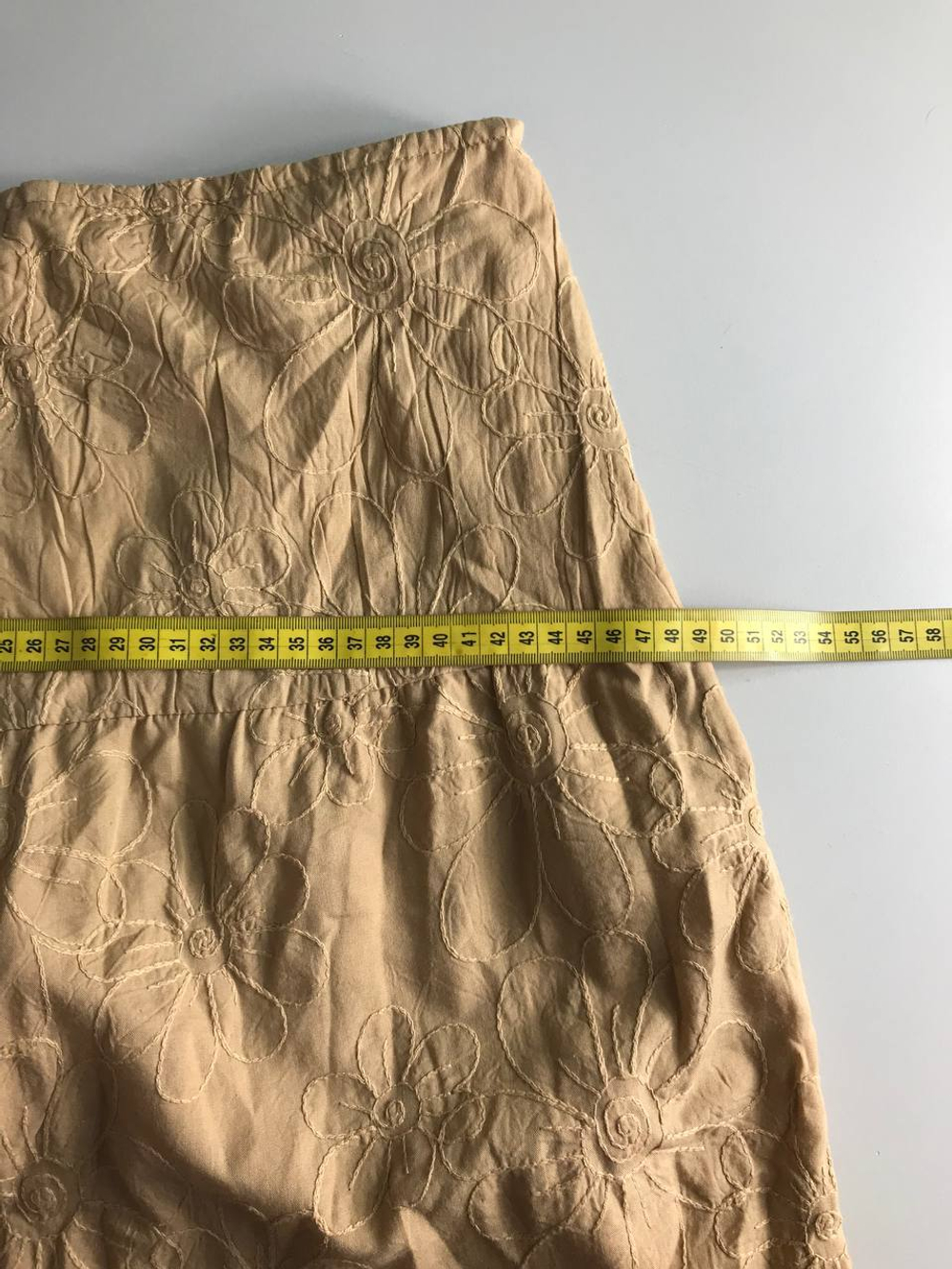 Юбка для летних приключений, визуально на 48 размер