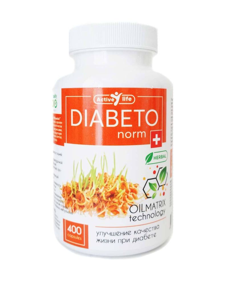 Масляные экстракты, ДИАБЕТОнорм, 400кап, Сиб-Крук