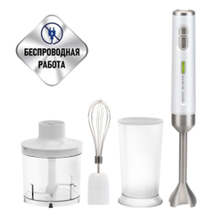 Блендер погружной 700 Вт, 2 скор, Polaris, PHB 0746 CordLess, бел