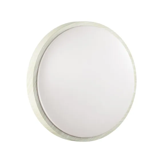 7628/EL PALE SN 170 Светильник пластик/беленый под дер. LED 72Вт 3000-6300K D500 IP43 пульт ДУ LOSTA