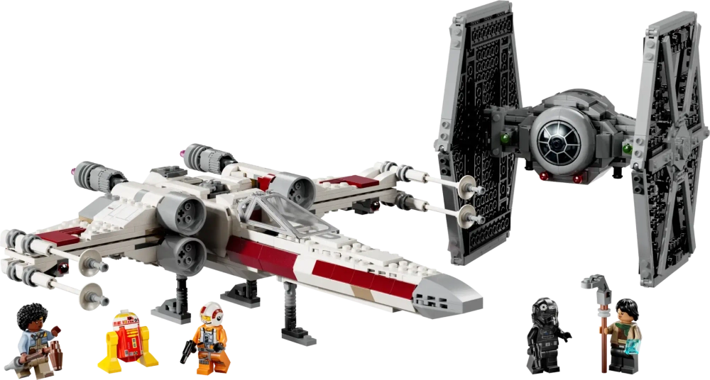 Конструктор LEGO Star Wars 75343 Смешанные истребители TIE Fighter & X-Wing