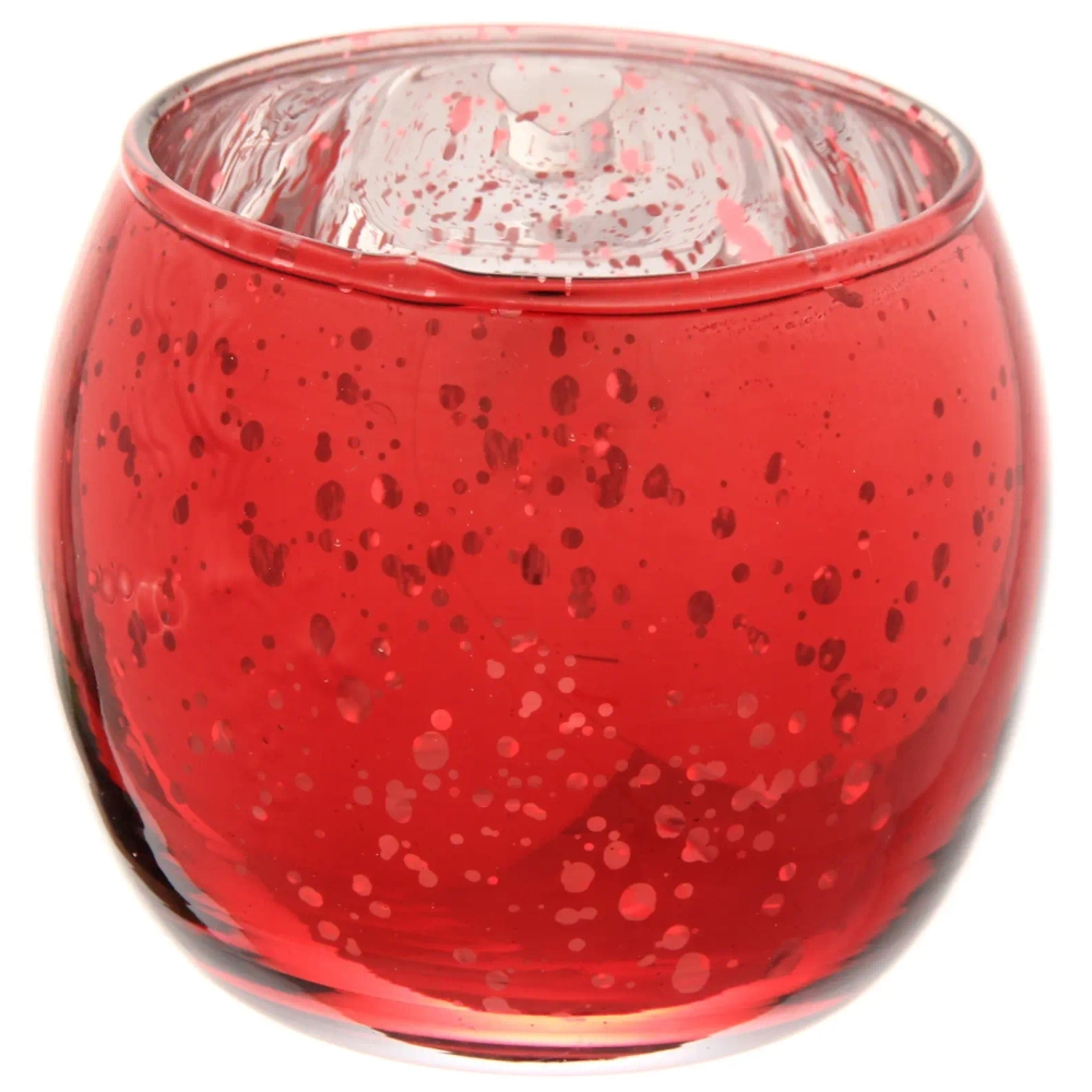 Подсвечник «Fairy» 7,5*6,5см цвет красный