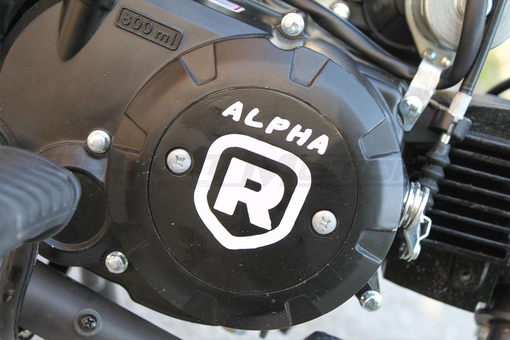 Мопед ROCKOT ALPHA OFFROAD M-11 LUX+ (LED) (черный матовый)