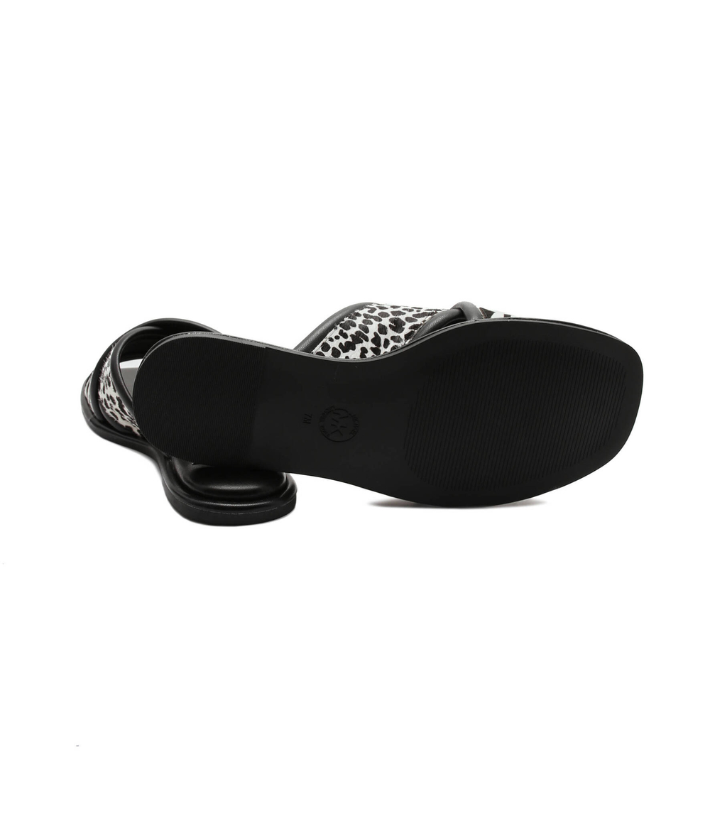 Шлепанцы кожаные gideon slide Michael Kors - черный(40T2GDFA1H)