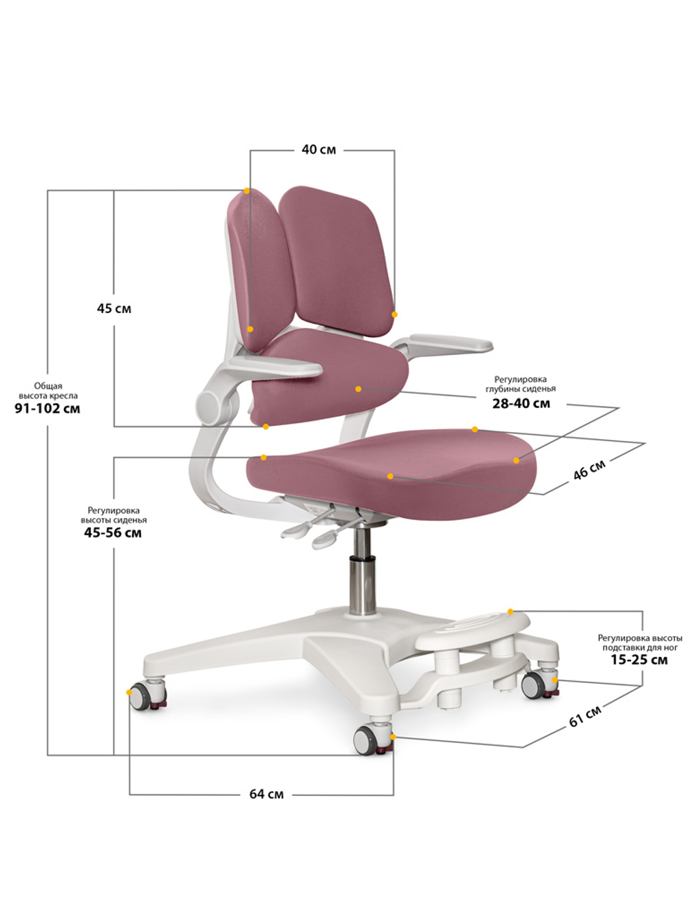 Эргономичное кресло ErgoKids Trinity Y617