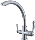 16031 Смеситель для кухни на две воды "GANZER"  (10/1шт)