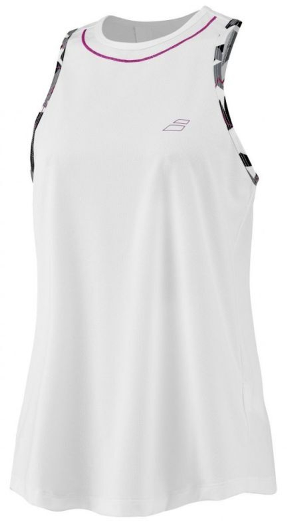 Женский топ теннисный Babolat Aero Tank Top Woman - white/white