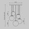 Подвесная люстра Maytoni Basic form MOD321PL-05B