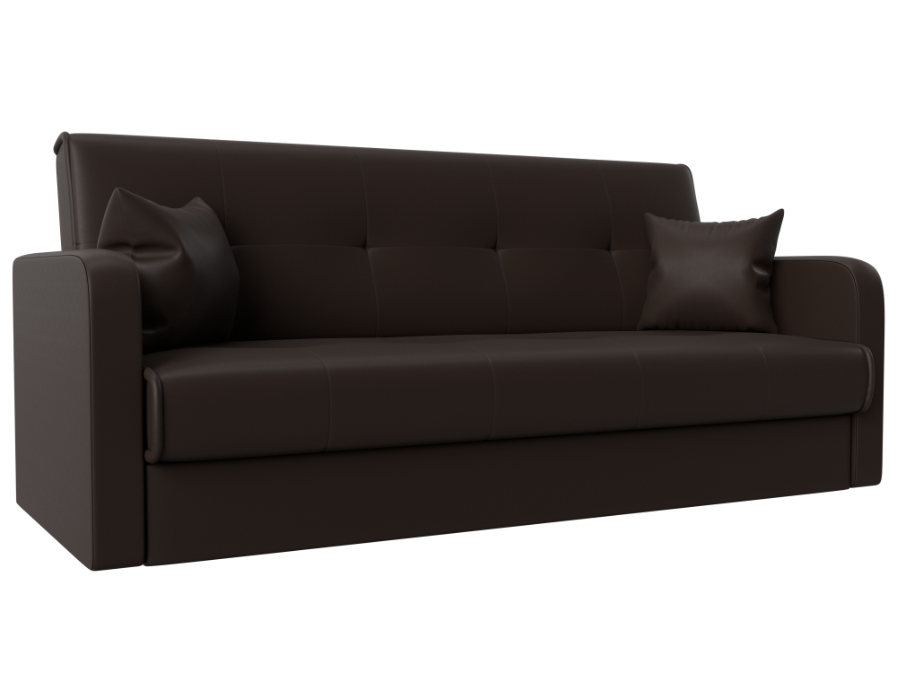 Диван-книжка Надежда, Коричневый, Экокожа, 27943