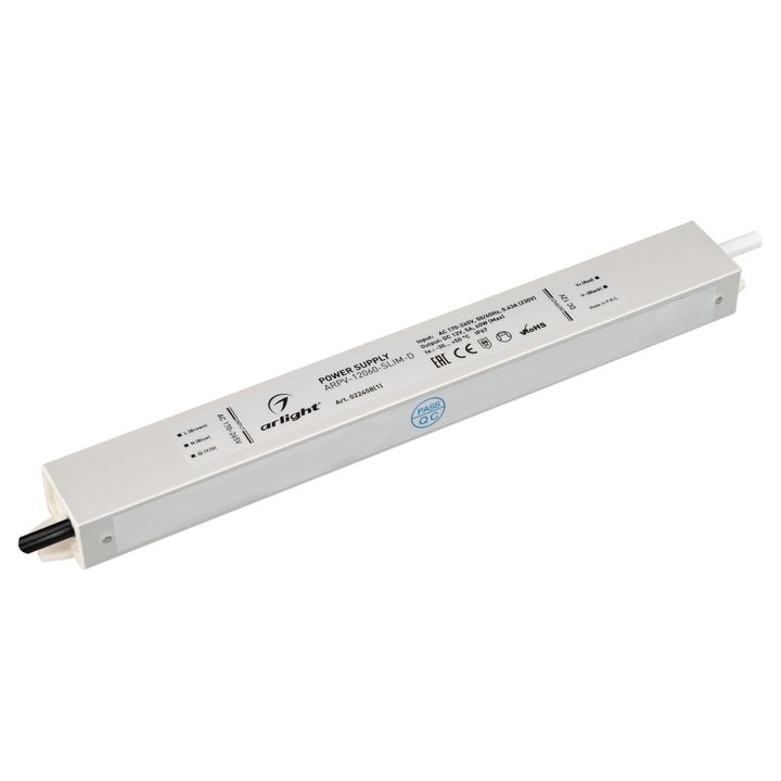 Блок питания Arlight ARPV-12060-Slim-D 12V 60W IP67 5A 022458(1)