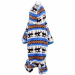 Комбинезон зимний для мелких и средних пород собак «МОДНЫЙ БРО», цвет голубой, р L